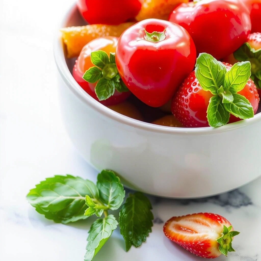 Frische, natürliche Lebensmittel als Teil der Ernährungsphilosophie